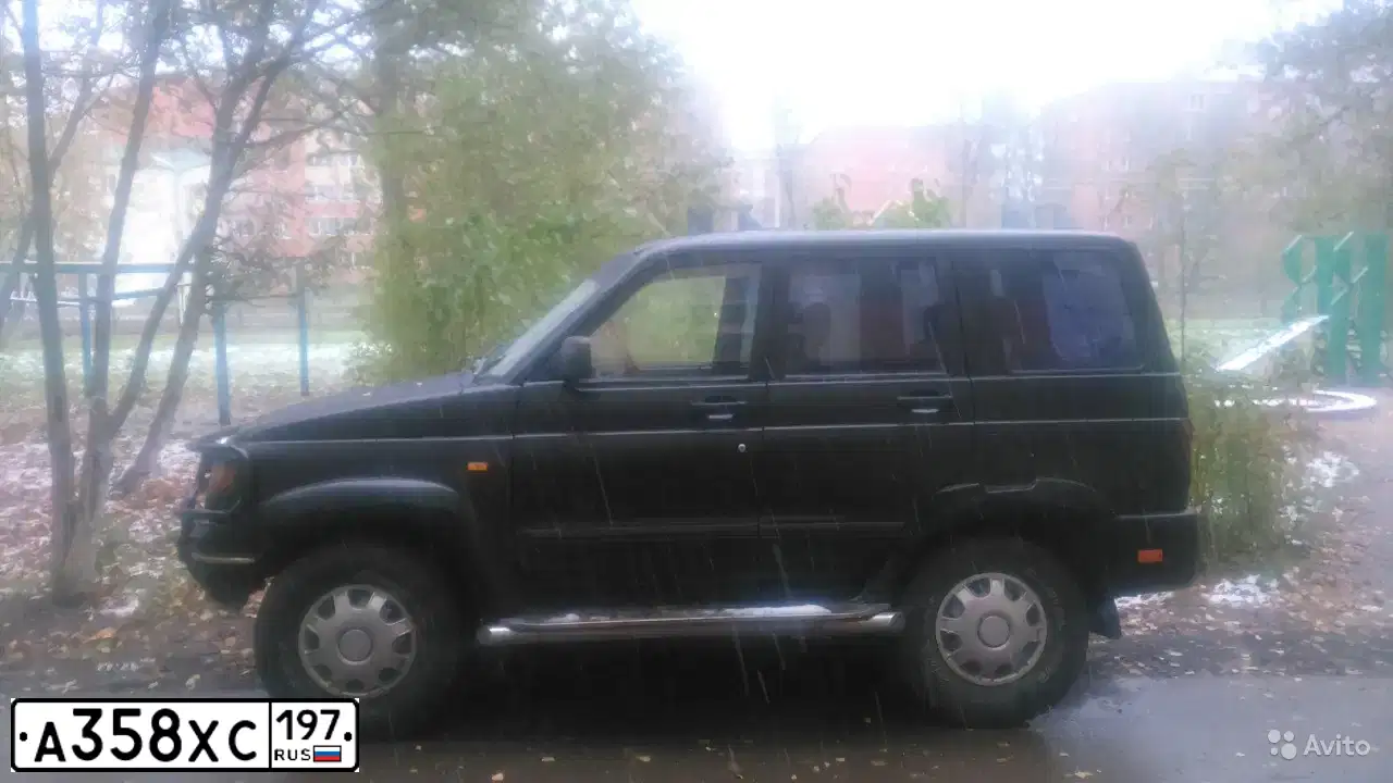 Фото автомобиля УАЗ 31601, 1999 — госномер А358ХС197. Цвет: ЧЕРНЫЙ