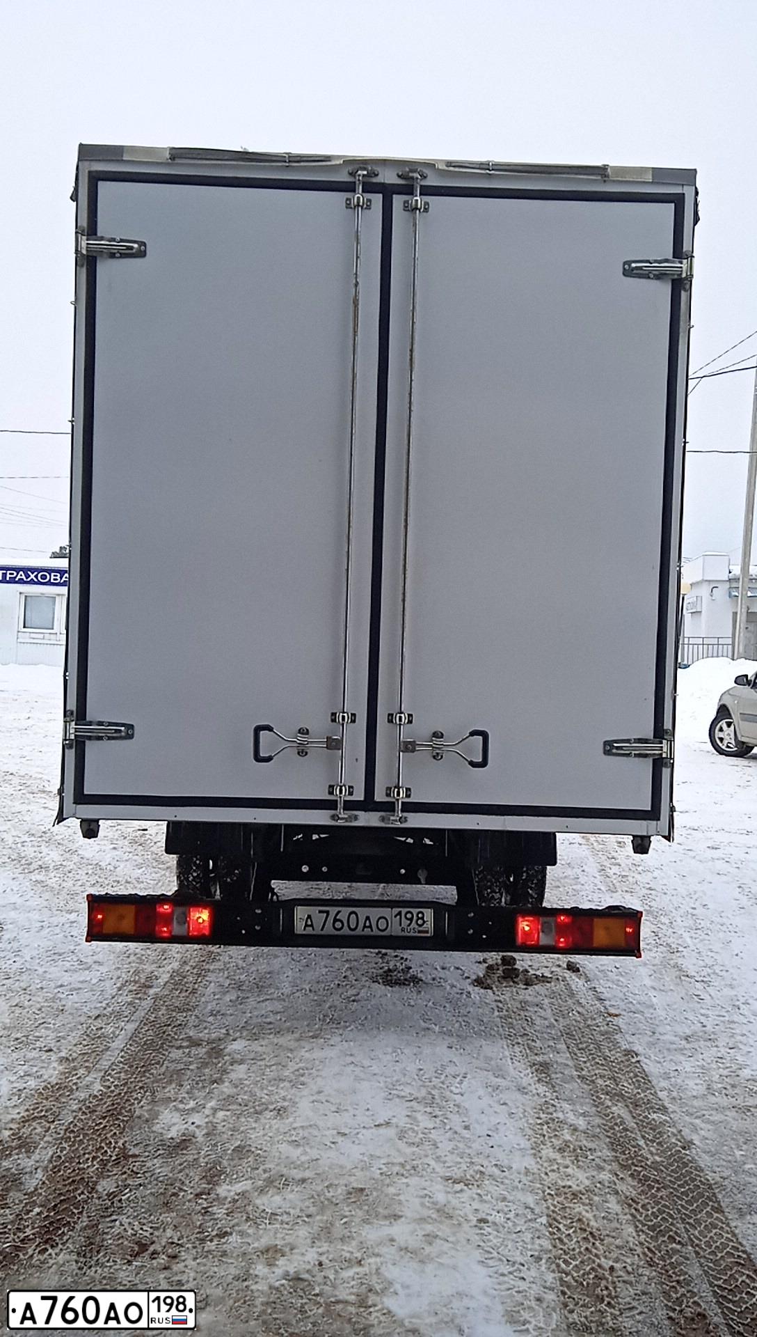 Фото автомобиля GAZ EL NEXT, 2018 — госномер А760АО198. Цвет: Белый