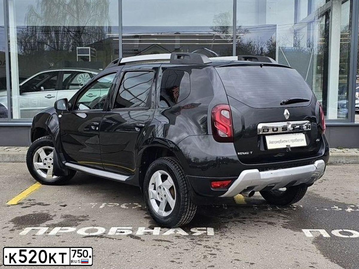 Фото автомобиля RENAULT DUSTER, 2015 — госномер К520КТ750. Цвет: ЧЕРНЫЙ
