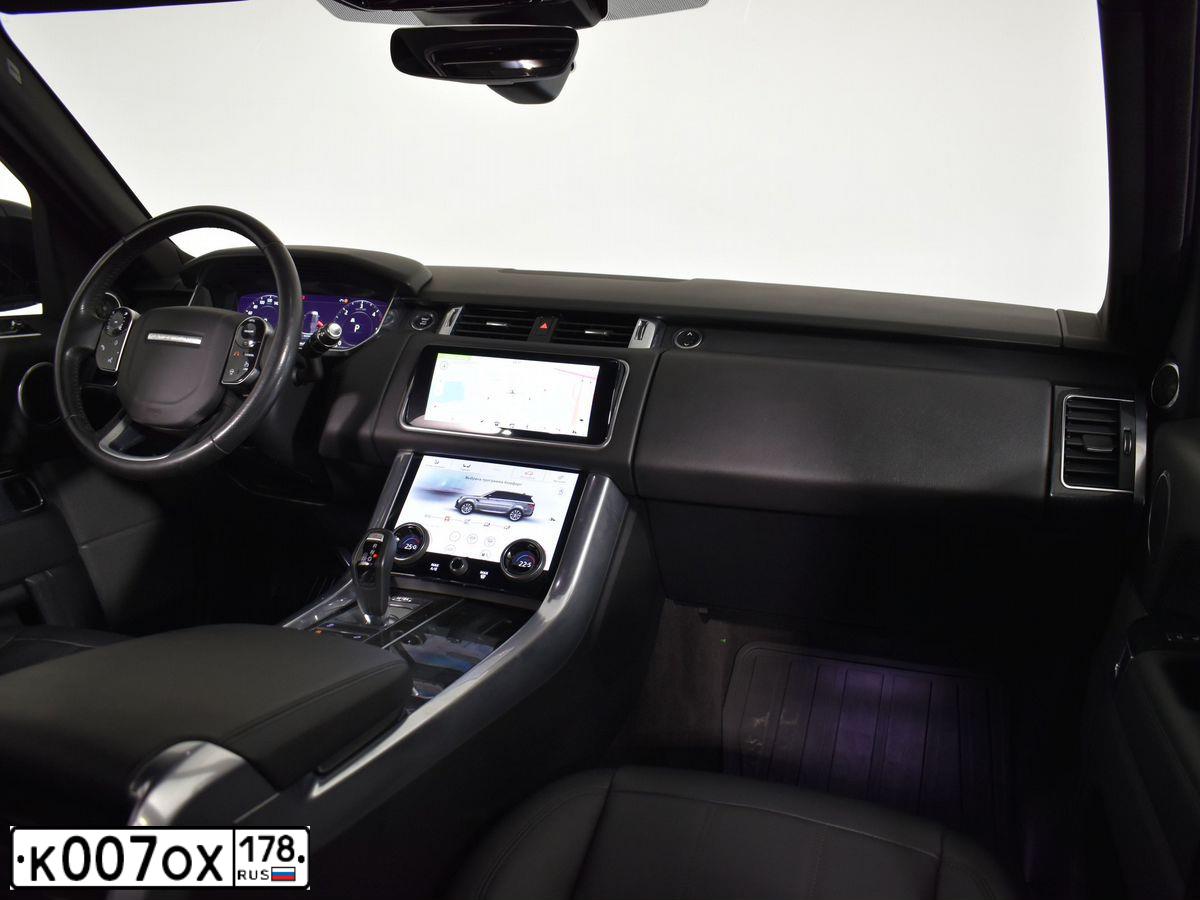 Фото автомобиля LANDROVER RANGE ROVER SPORT, 2019 — госномер Х545ХА47. Цвет: ЧЕРНЫЙ