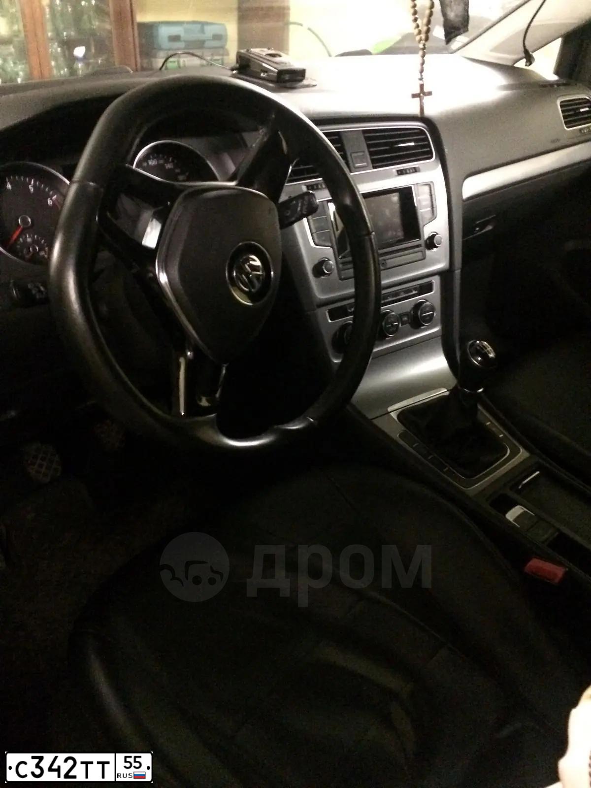 Фото автомобиля VOLKSWAGEN GOLF, 2013 — госномер С342ТТ55. Цвет: ЧЕРНЫЙ