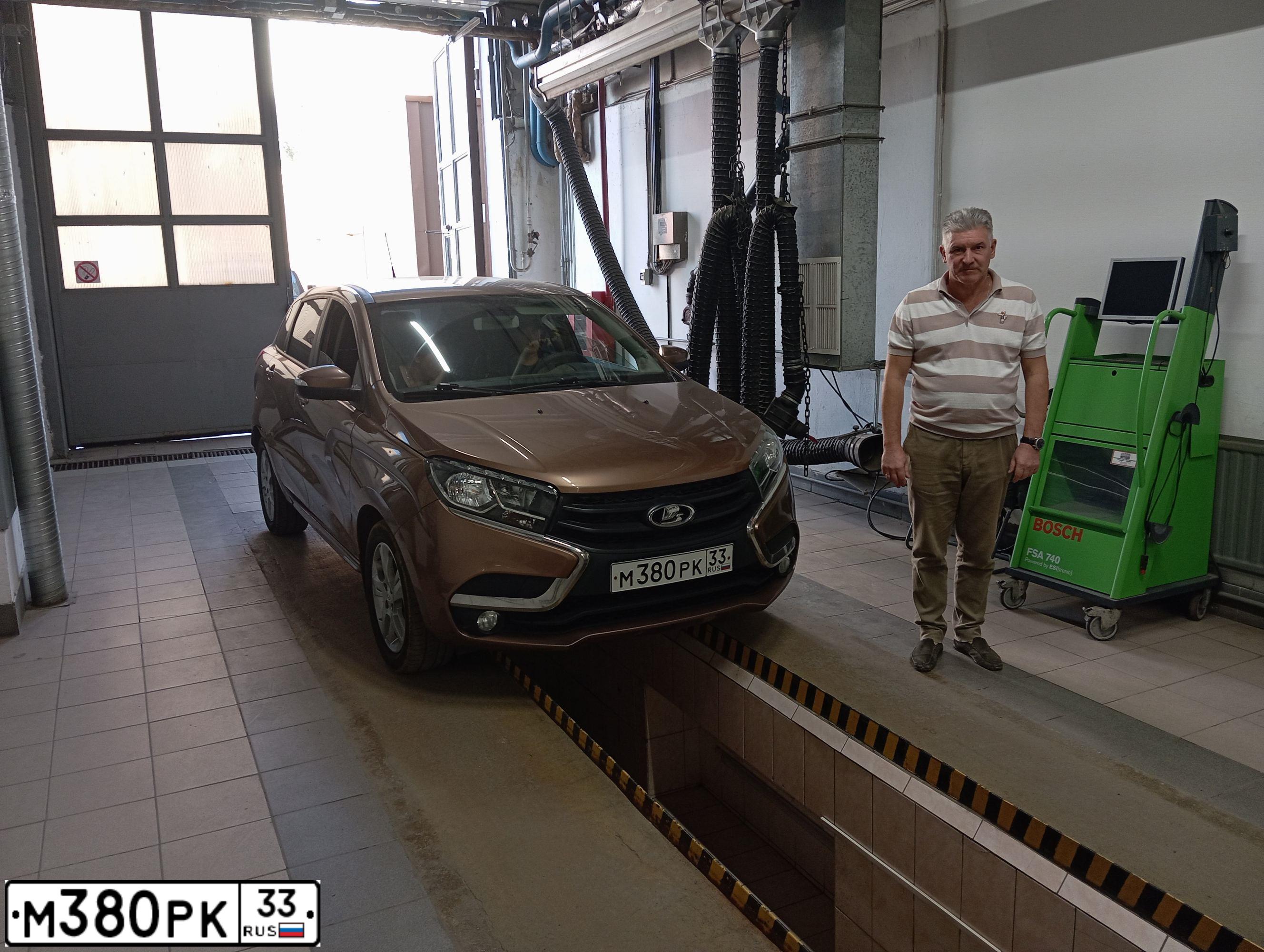 Фото автомобиля LADA XRAY, 2017 — госномер М380РК33. Цвет: СВЕТЛО-КОРИЧНЕВЫЙ