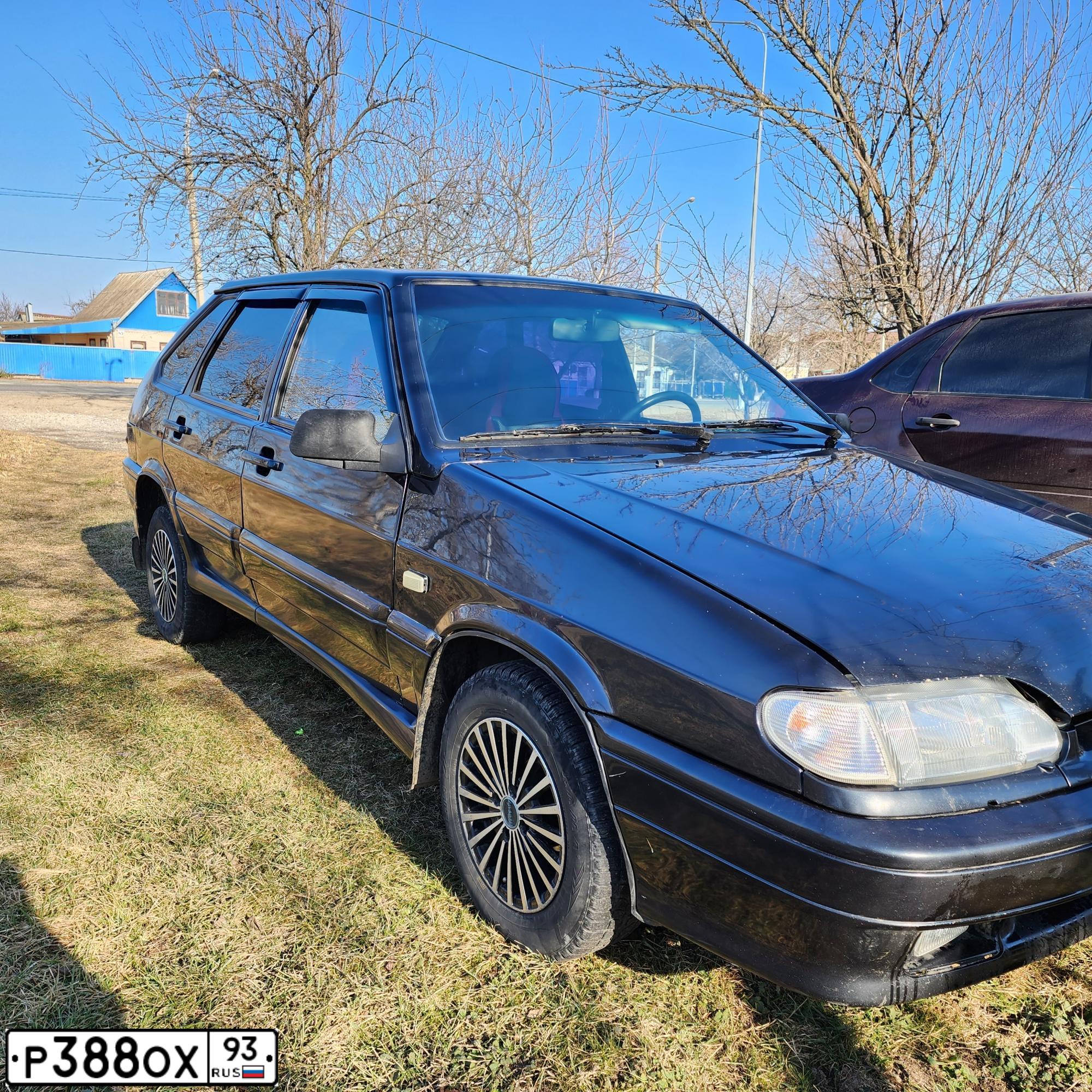 Фото автомобиля LADA 2114 SAMARA, 2005 — госномер У232ОА193. Цвет: ГРАФИТОВЫЙ М ЕТАЛИК