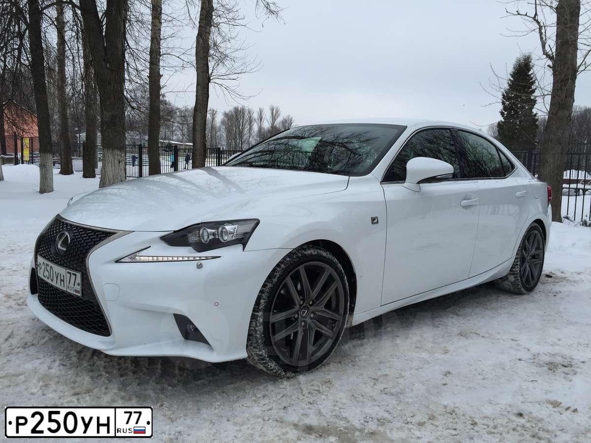 Фото автомобиля LEXUS IS, 2013 — госномер О138АК71. Цвет: Белый