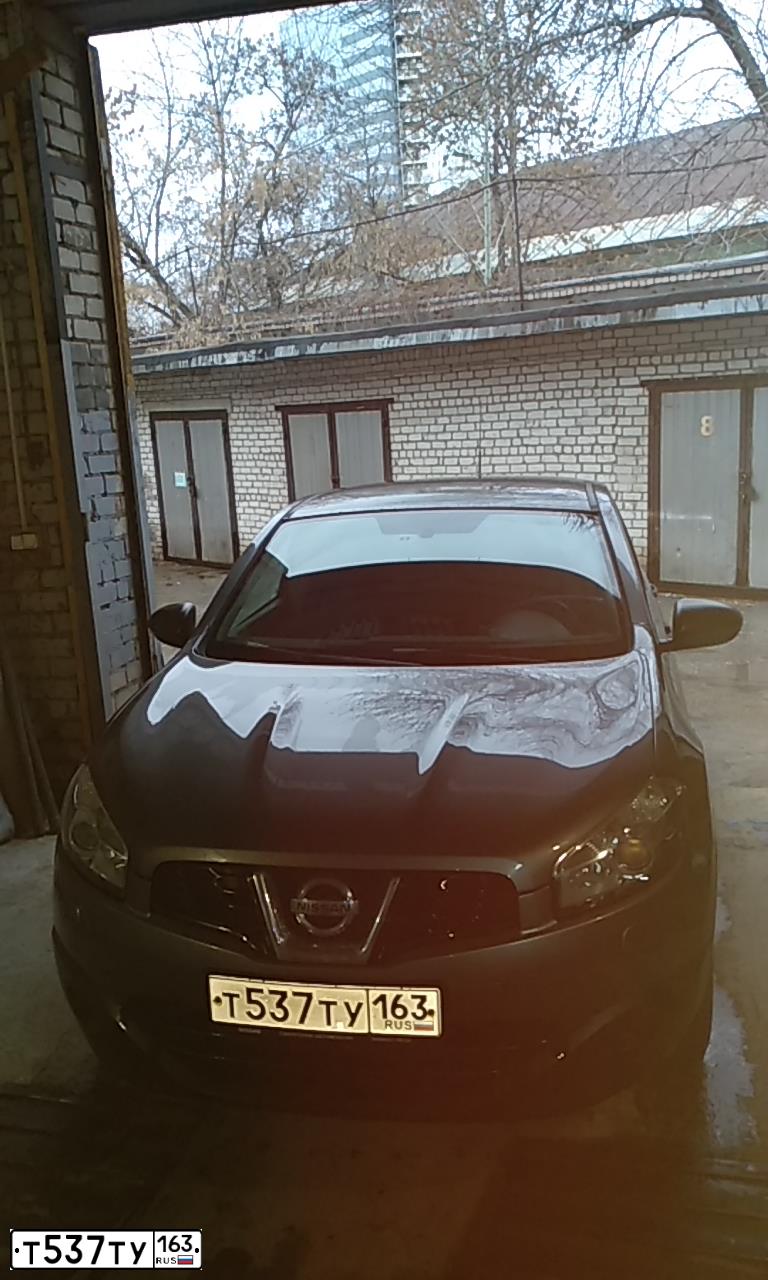 Фото автомобиля NISSAN QASHQAI, 2012 — госномер Т537ТУ163. Цвет: СЕРЫЙ