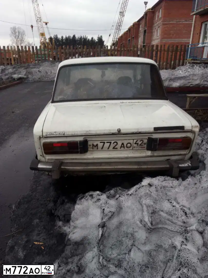 Фото автомобиля LADA 2106, 1996 — госномер М772АО42. Цвет: БЕЛЫЙ