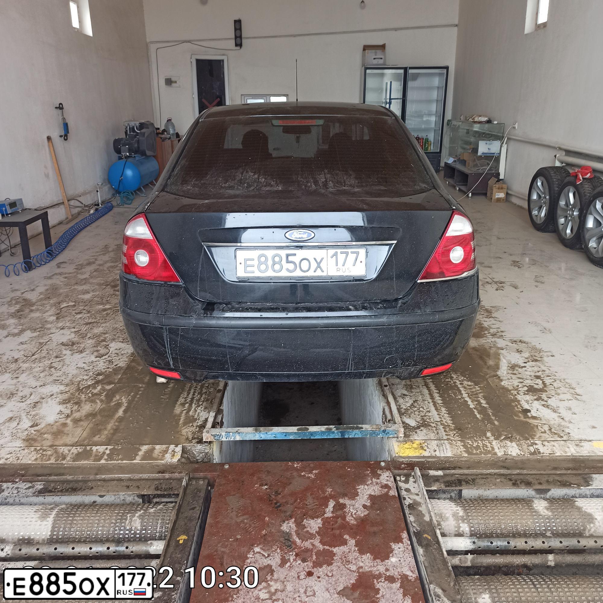 Фото автомобиля FORD MONDEO, 2006 — госномер Т095КК05. Цвет: ЧЕРНЫЙ
