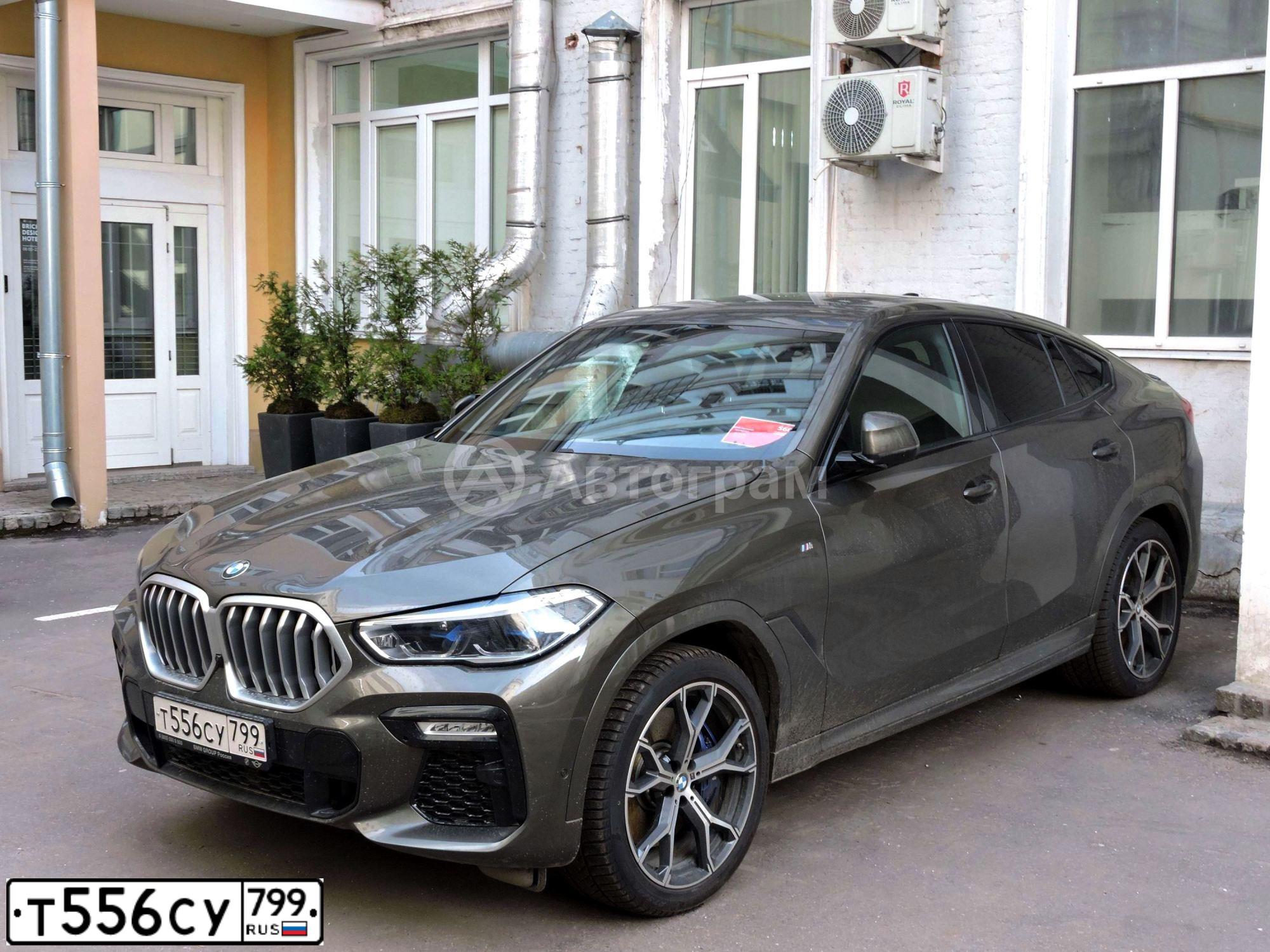 Фото автомобиля BMW X6, 2020 — госномер А383ОС155. Цвет: ЗЕЛЕНЫЙ