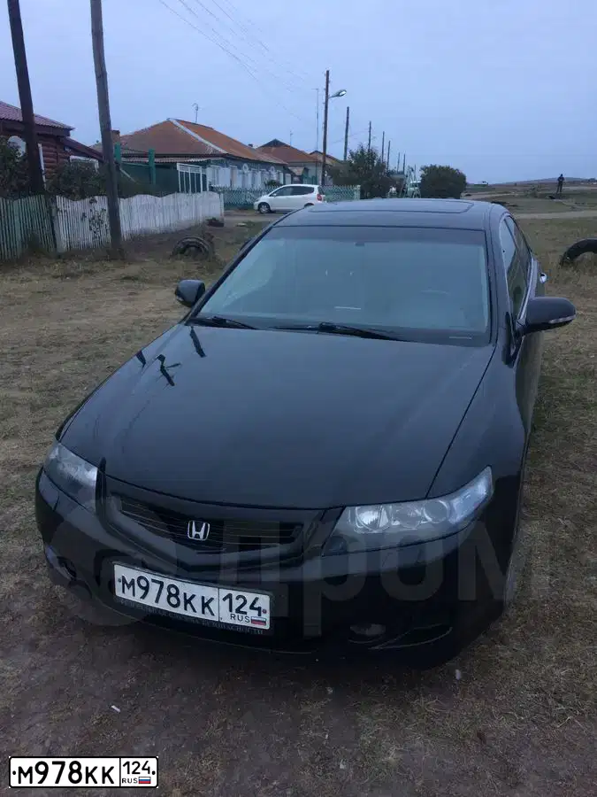 Фото автомобиля HONDA ACCORD, 2007 — госномер У472ММ19. Цвет: ЧЕРНЫЙ