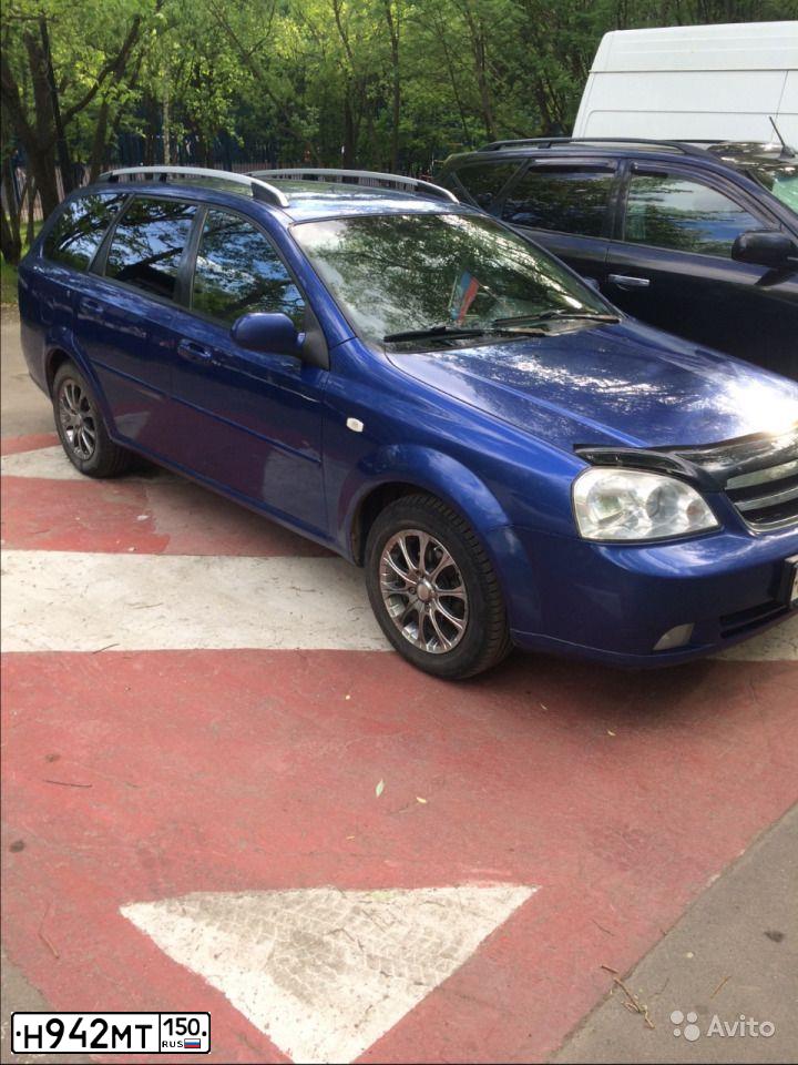 Фото автомобиля CHEVROLET LACETTI, 2007 — госномер Р809РУ33. Цвет: синий