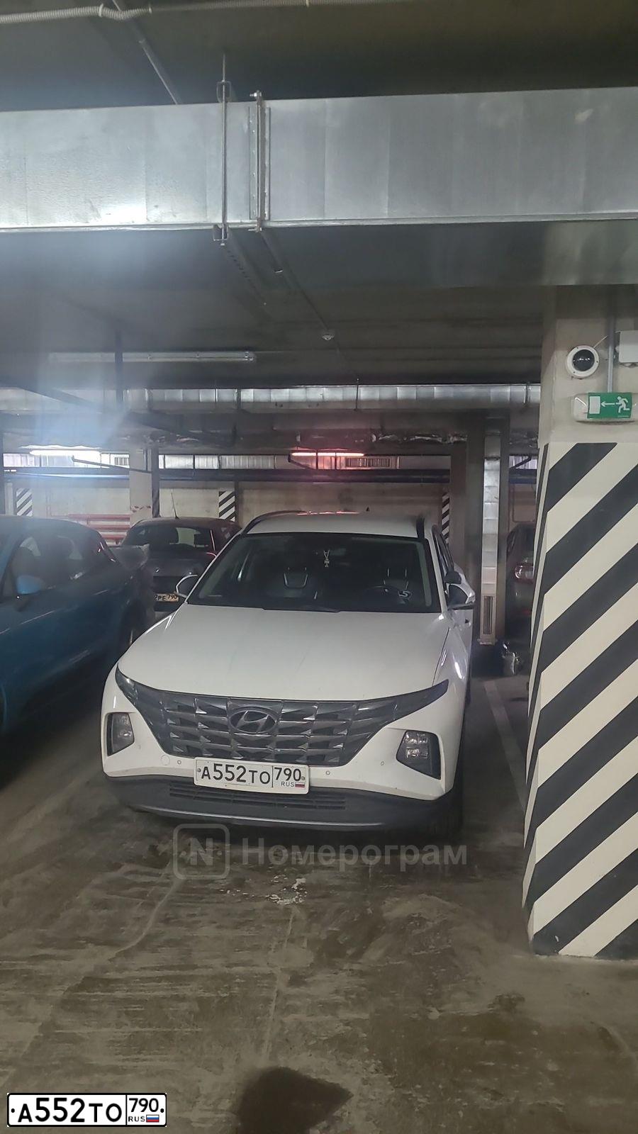 Фото автомобиля HYUNDAI Tucson, 2023 — госномер А552ТО790