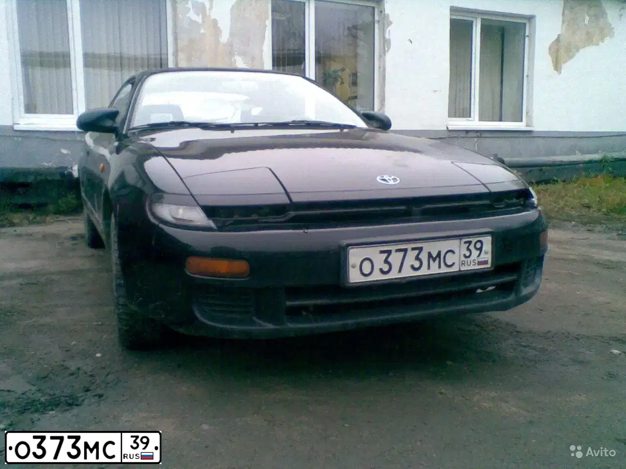 Фото автомобиля TOYOTA CELICA, 1993 — госномер О373МС39. Цвет: ЧЕРНЫЙ