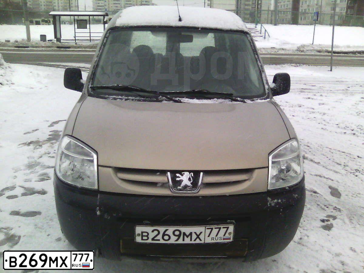 Фото автомобиля PEUGEOT PARTNER, 2010 — госномер А369ЕХ197. Цвет: БЕЖЕВЫЙ
