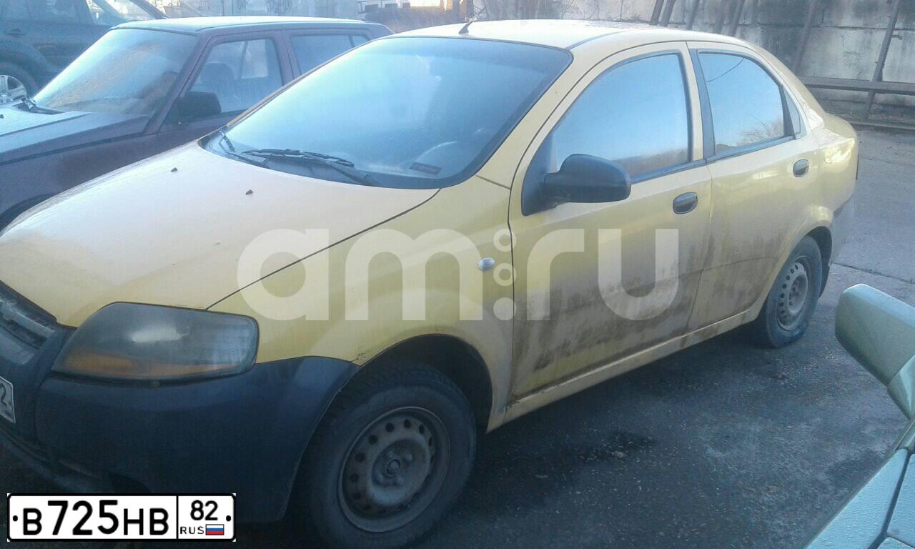 Фото автомобиля ШЕВРОЛЕ АВЕО SF69У, 2006 — госномер В725НВ82. Цвет: ЖЁЛТЫЙ