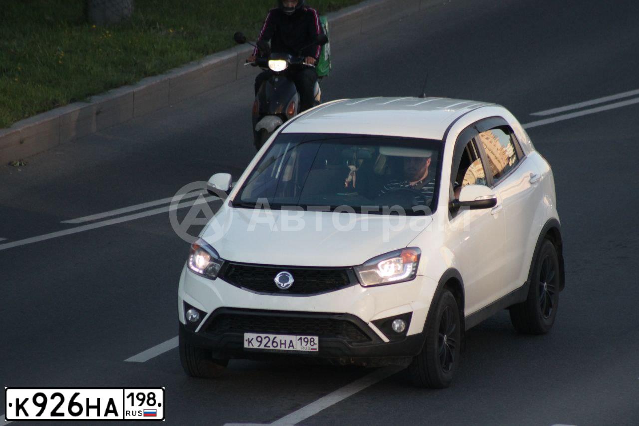 Фото автомобиля SSANGYONG ACTYON, 2013 — госномер Т080НЕ198