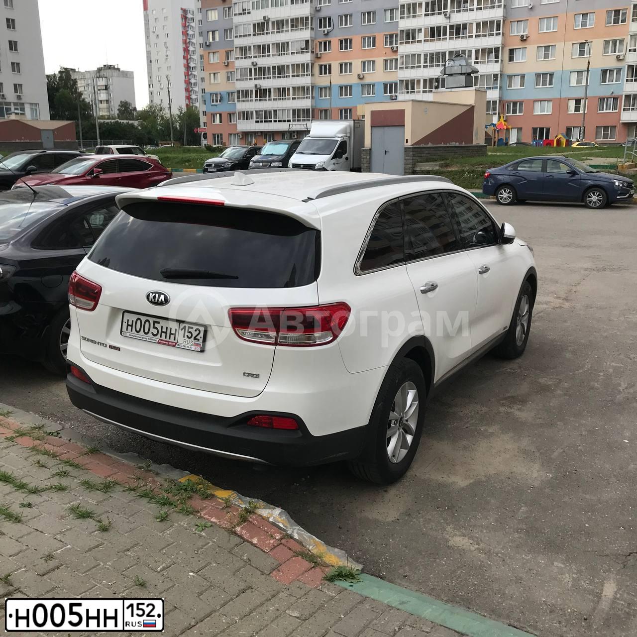 Фото автомобиля HONDA CR-V, 2012 — госномер Н005НН152. Цвет: СЕРЫЙ