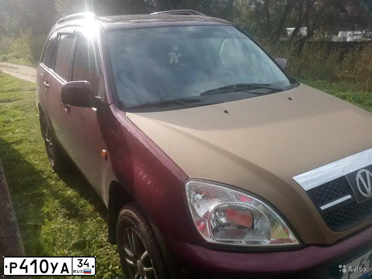 Фото автомобиля TAGAZ TINGO, 2010 — госномер М814КК82. Цвет: Красный