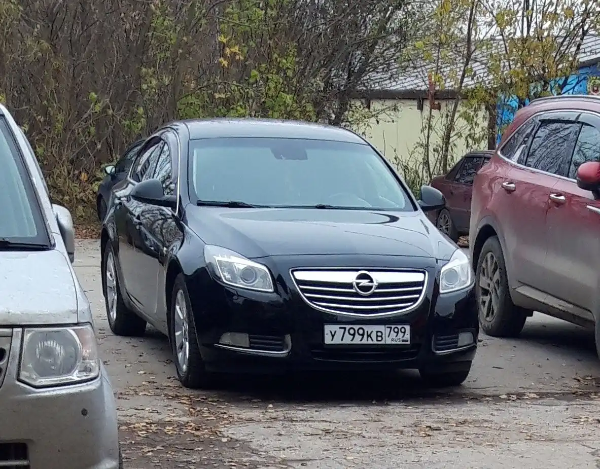 Фото автомобиля OPEL INSIGNIA, 2012 — госномер С855СС71. Цвет: ЧЕРНЫЙ