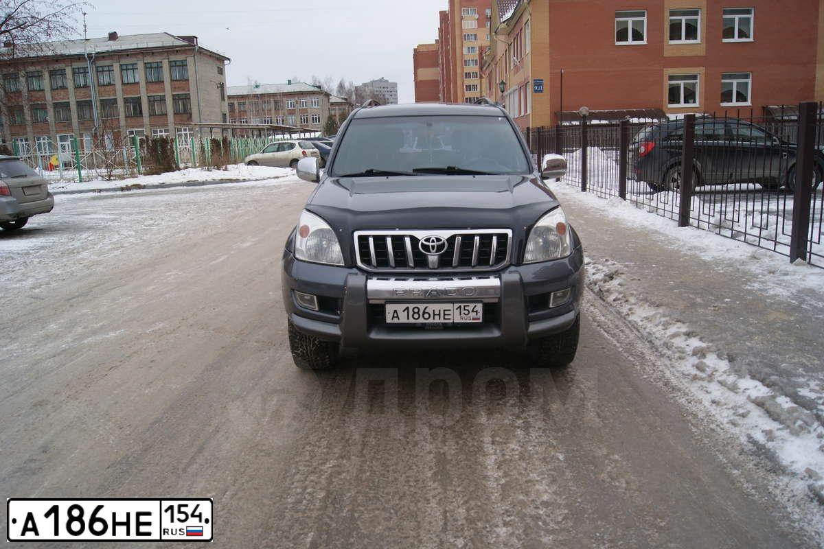 Фото автомобиля TOYOTA LANDCRUISER, 2003 — госномер С222РР154. Цвет: ТЕМНО СЕРЫЙ