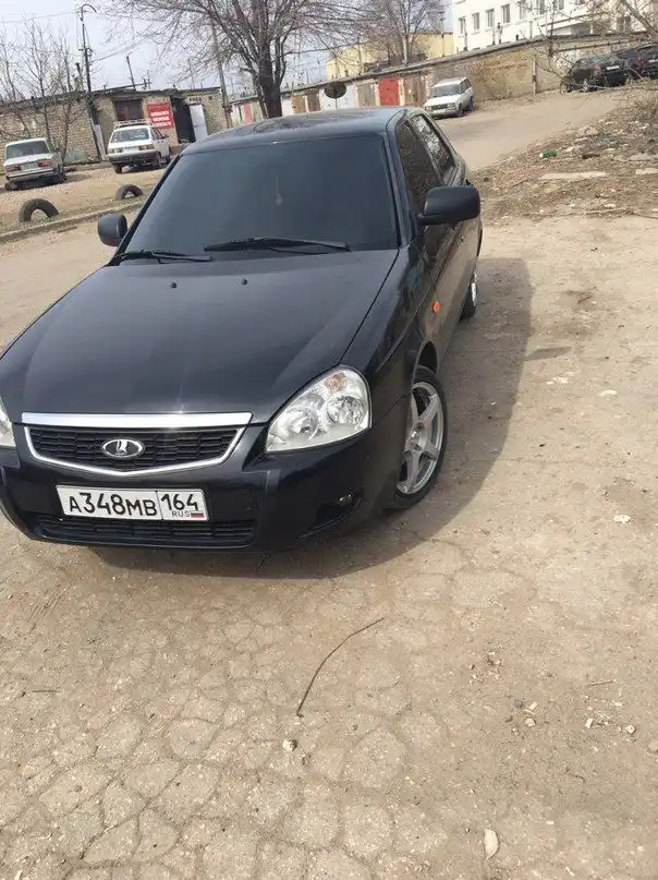 Фото автомобиля LADA 2172 PRIORA, 2008. Цвет: Сине-Черный