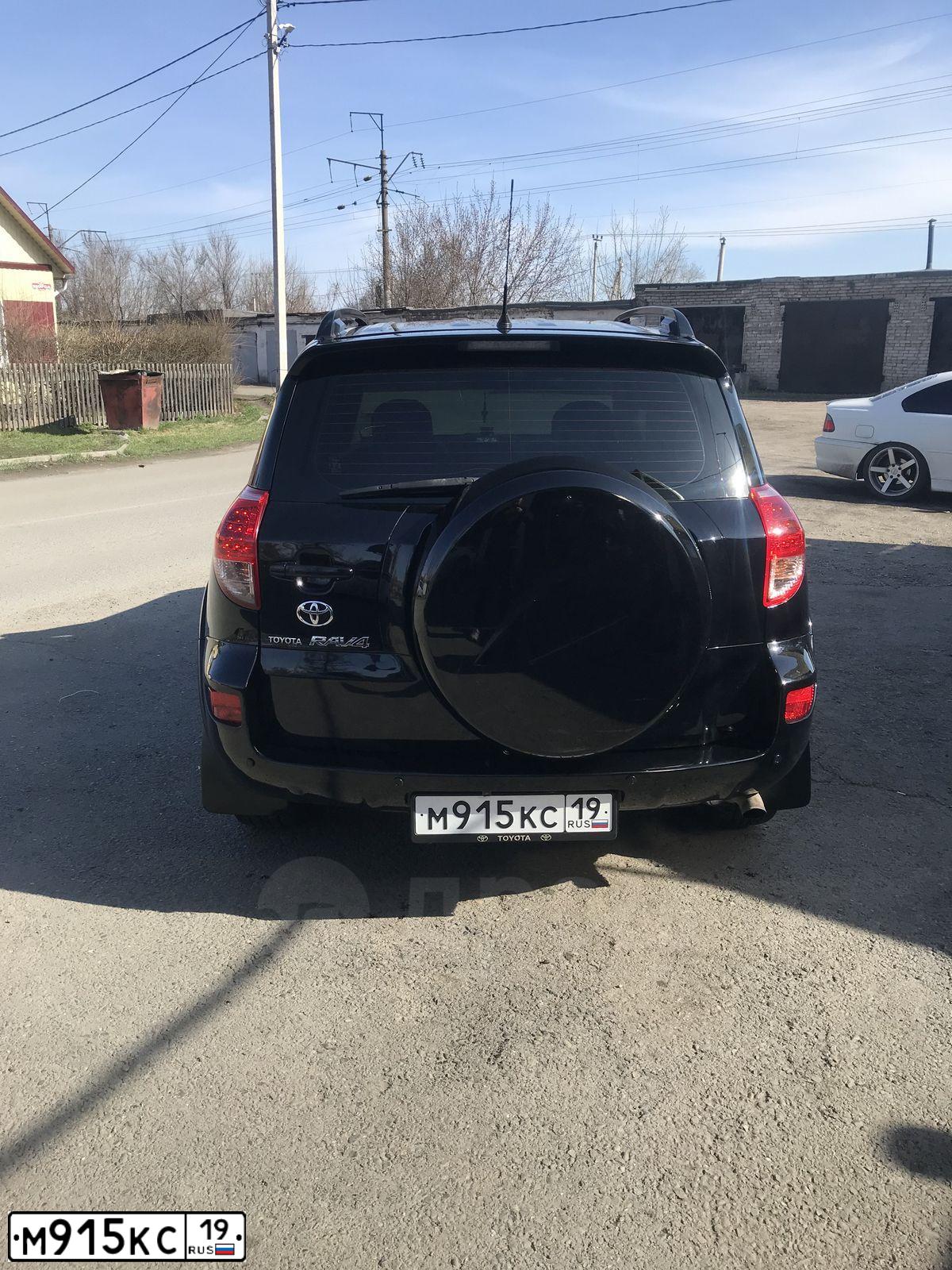 Фото автомобиля TOYOTA RAV4, 2008 — госномер М915КС19. Цвет: ЧЕРНЫЙ