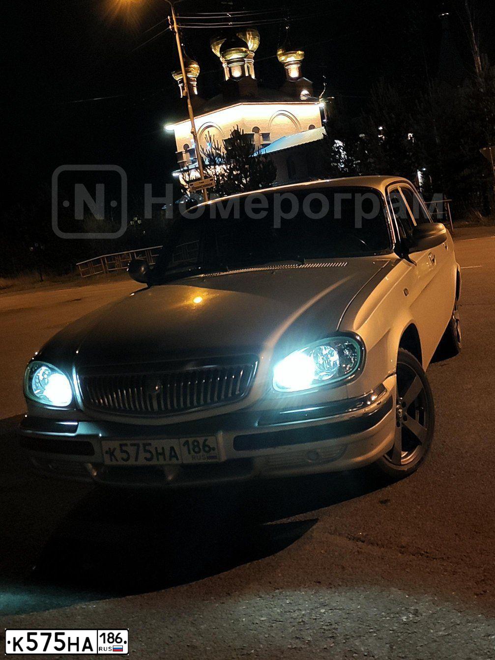 Фото автомобиля GAZ 3110 WOLGA, 2004 — госномер В356НС86. Цвет: БУРАН