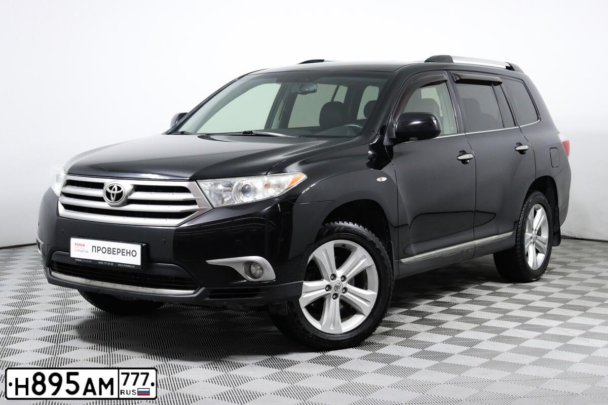 Фото автомобиля TOYOTA HIGHLANDER, 2013 — госномер А554ОВ142