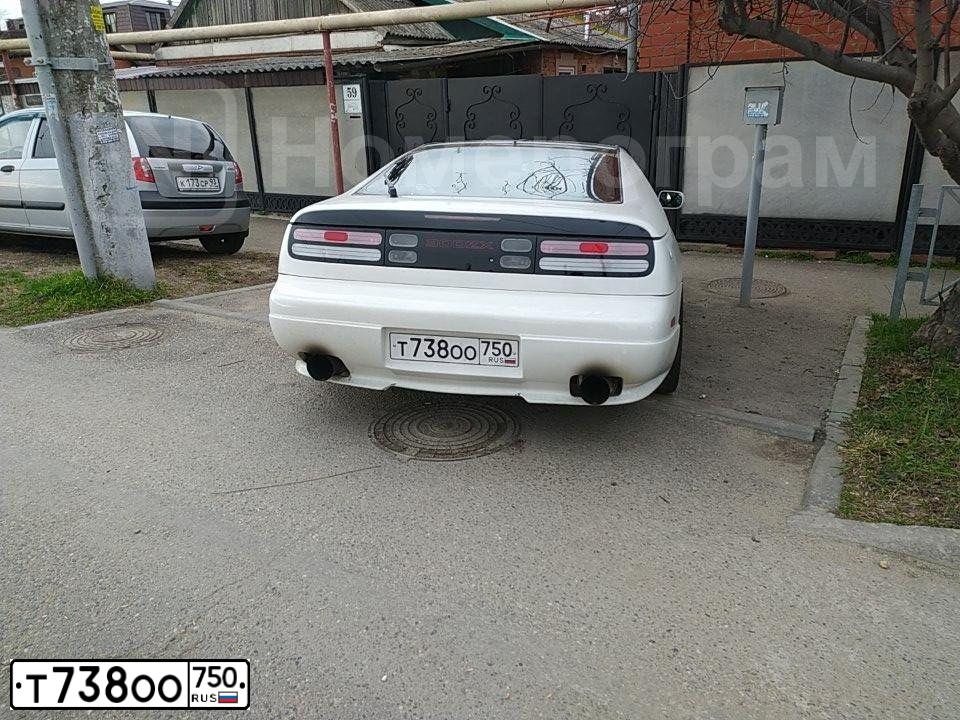 Фото автомобиля NISSAN 300 ZX, 1993 — госномер Т738ОО750. Цвет: БЕЛЫЙ