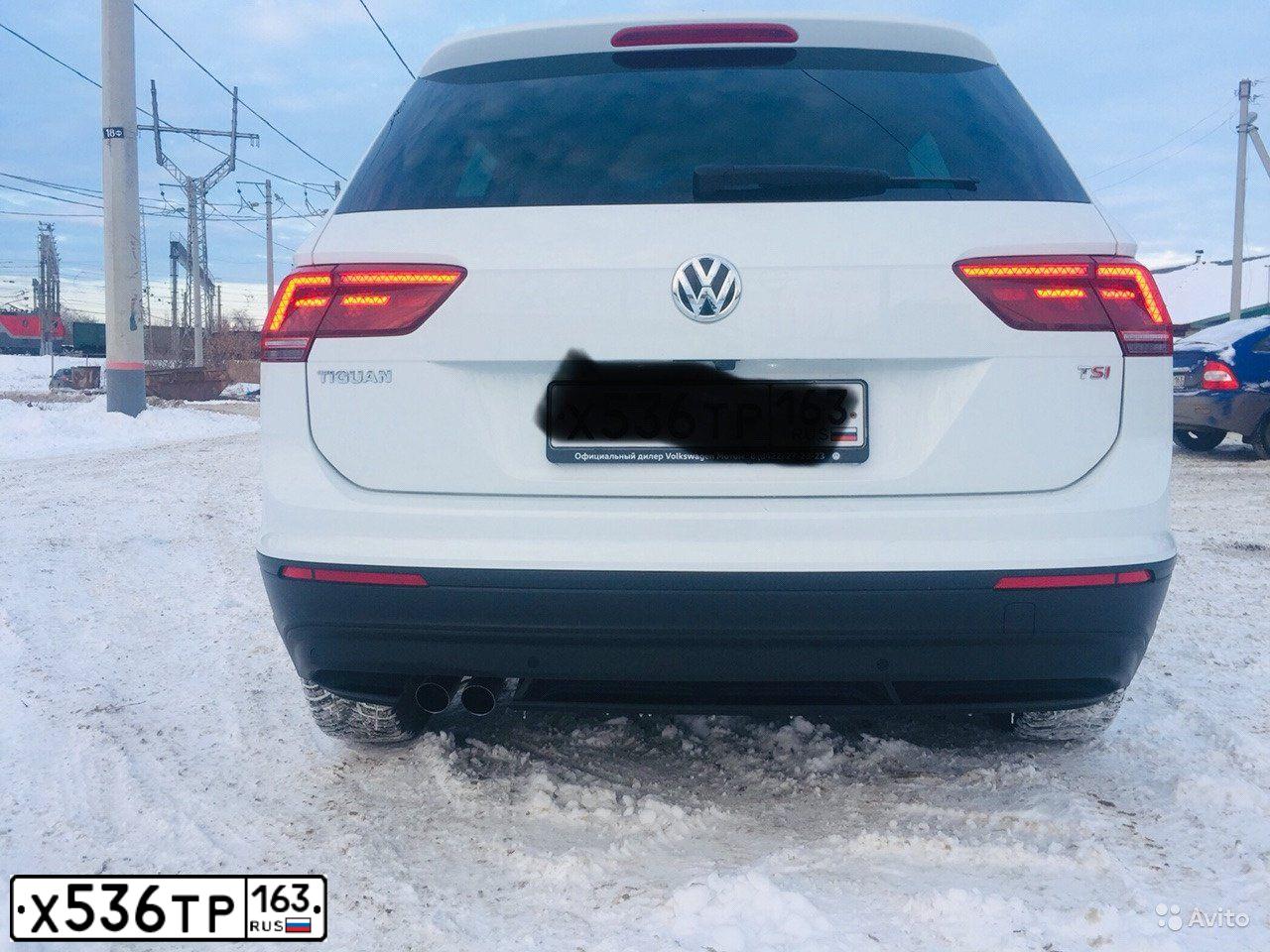 Фото автомобиля VOLKSWAGEN TIGUAN, 2017 — госномер Е600ЕК763. Цвет: БЕЛЫЙ