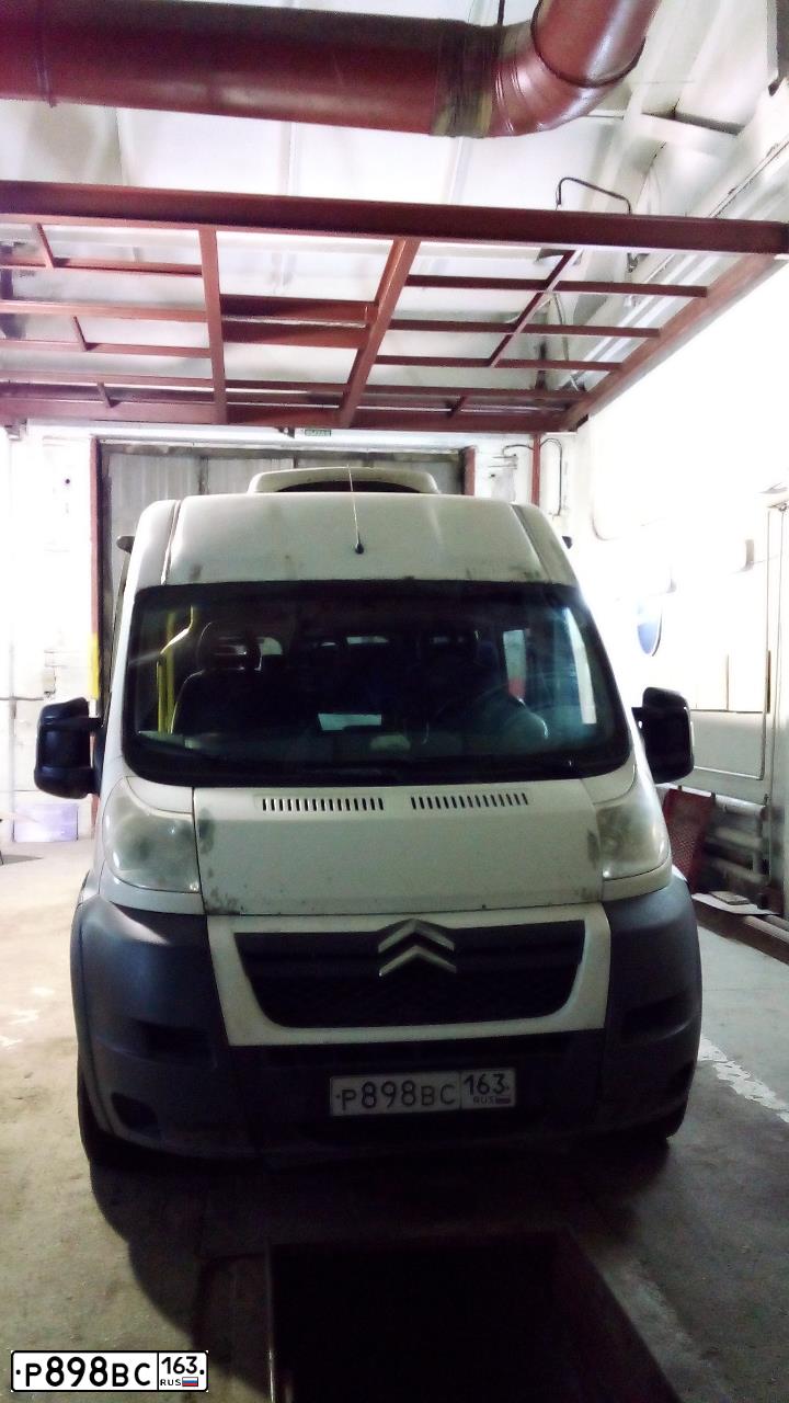 Фото автомобиля CITROEN JUMPER, 2012 — госномер Р898ВС163. Цвет: БЕЛЫЙ