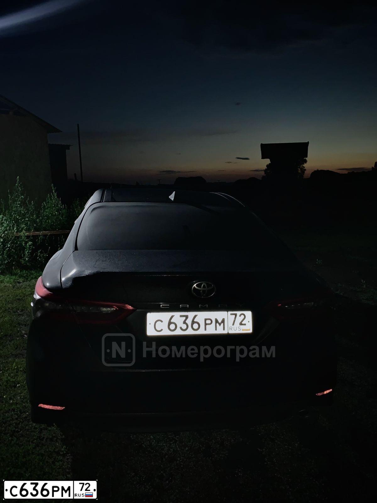 Фото автомобиля TOYOTA CAMRY, 2018 — госномер С913УА05. Цвет: ЧЕРНЫЙ
