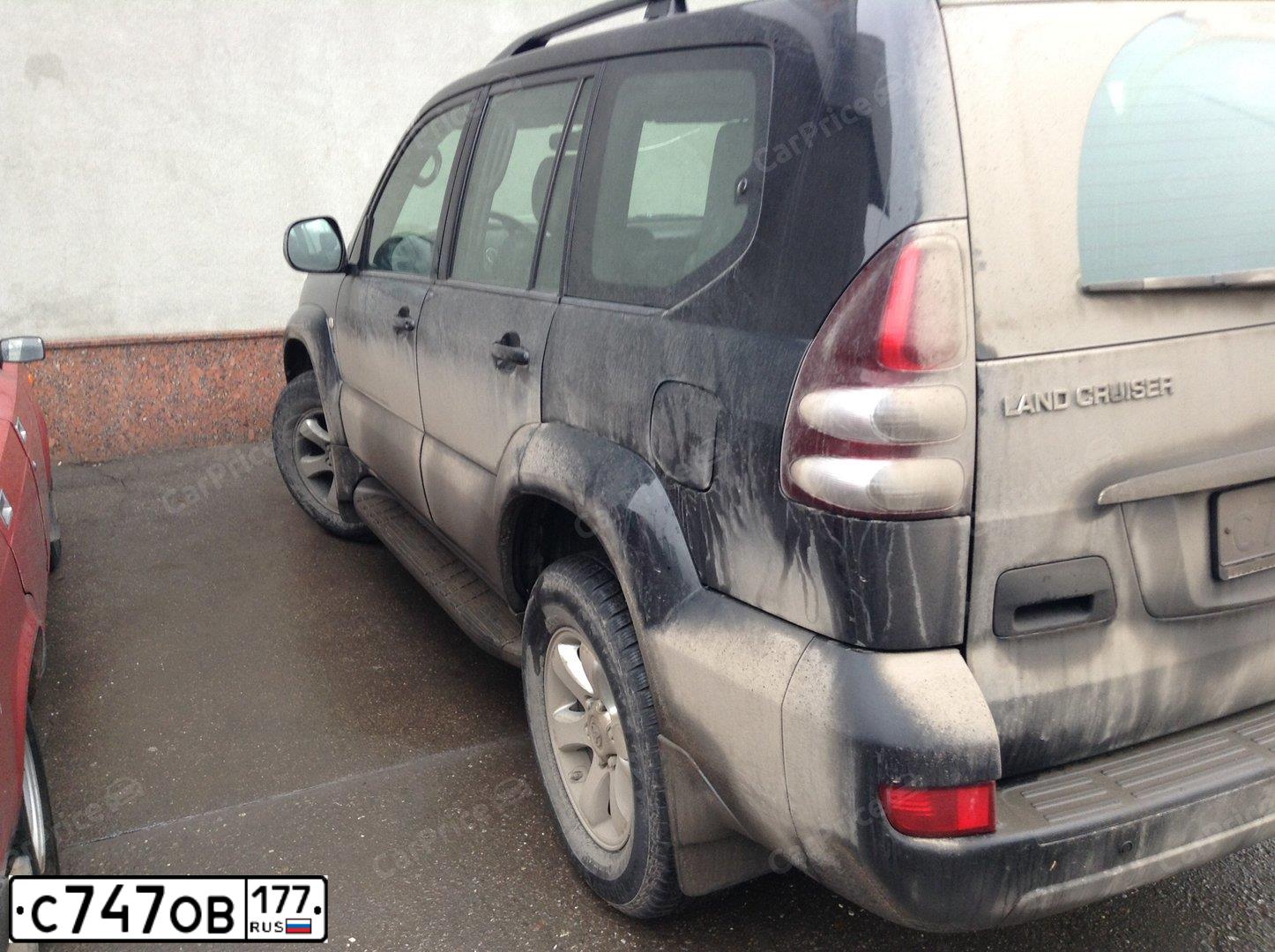 Фото автомобиля TOYOTA LAND CRUISER 120, 2006 — госномер А364АУ252. Цвет: ЧЕРНЫЙ