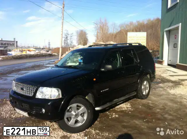 Фото автомобиля FORD EXPLORER, 2004 — госномер К509КО159. Цвет: ЧЕРНЫЙ