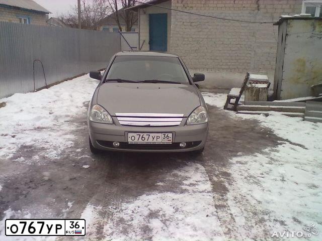 Фото автомобиля LADA PRIORA, 2008 — госномер Н397РТ136. Цвет: СЕРО-БЕЖЕВЫЙ