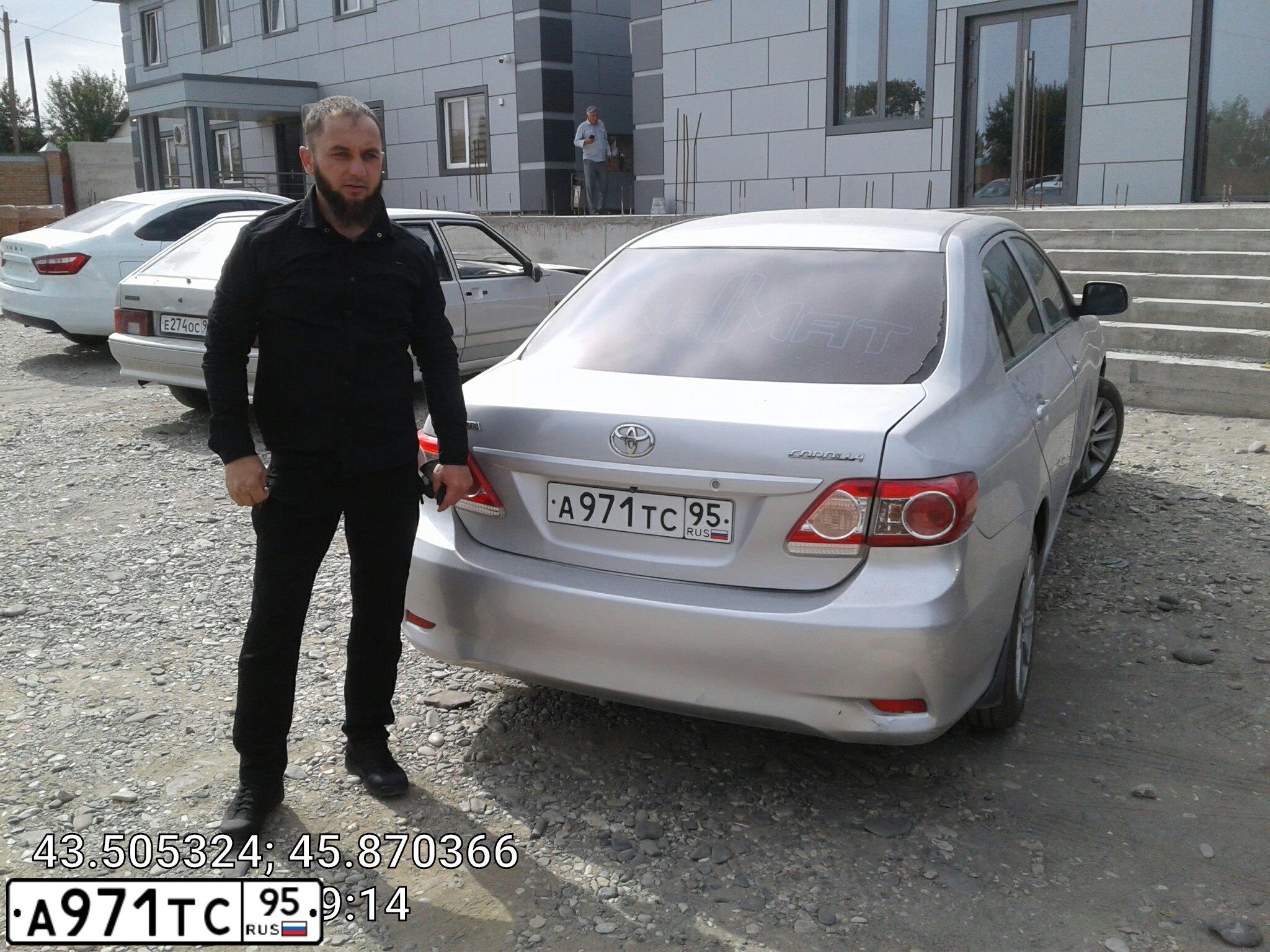 Фото автомобиля TOYOTA COROLLA, 2011 — госномер А971ТС95
