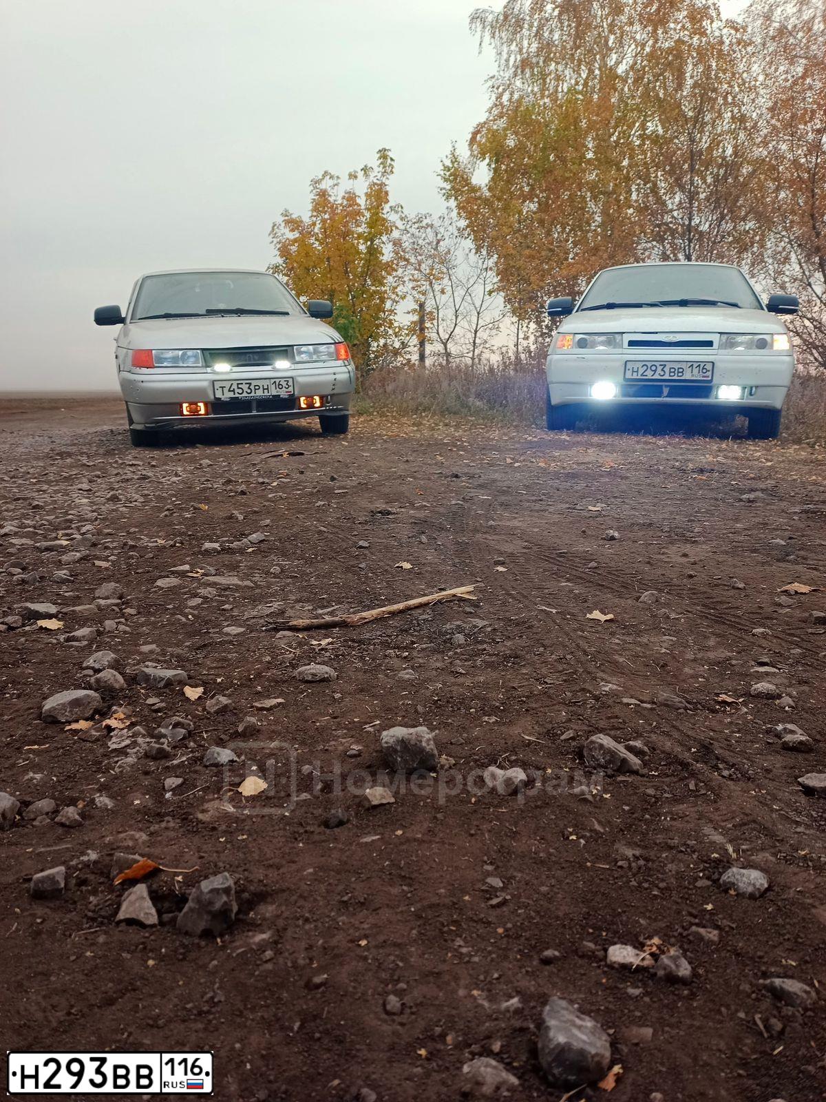 Фото автомобиля LADA 2112, 2004 — госномер Н293ВВ116. Цвет: ТЕМНО-СЕРЫЙ