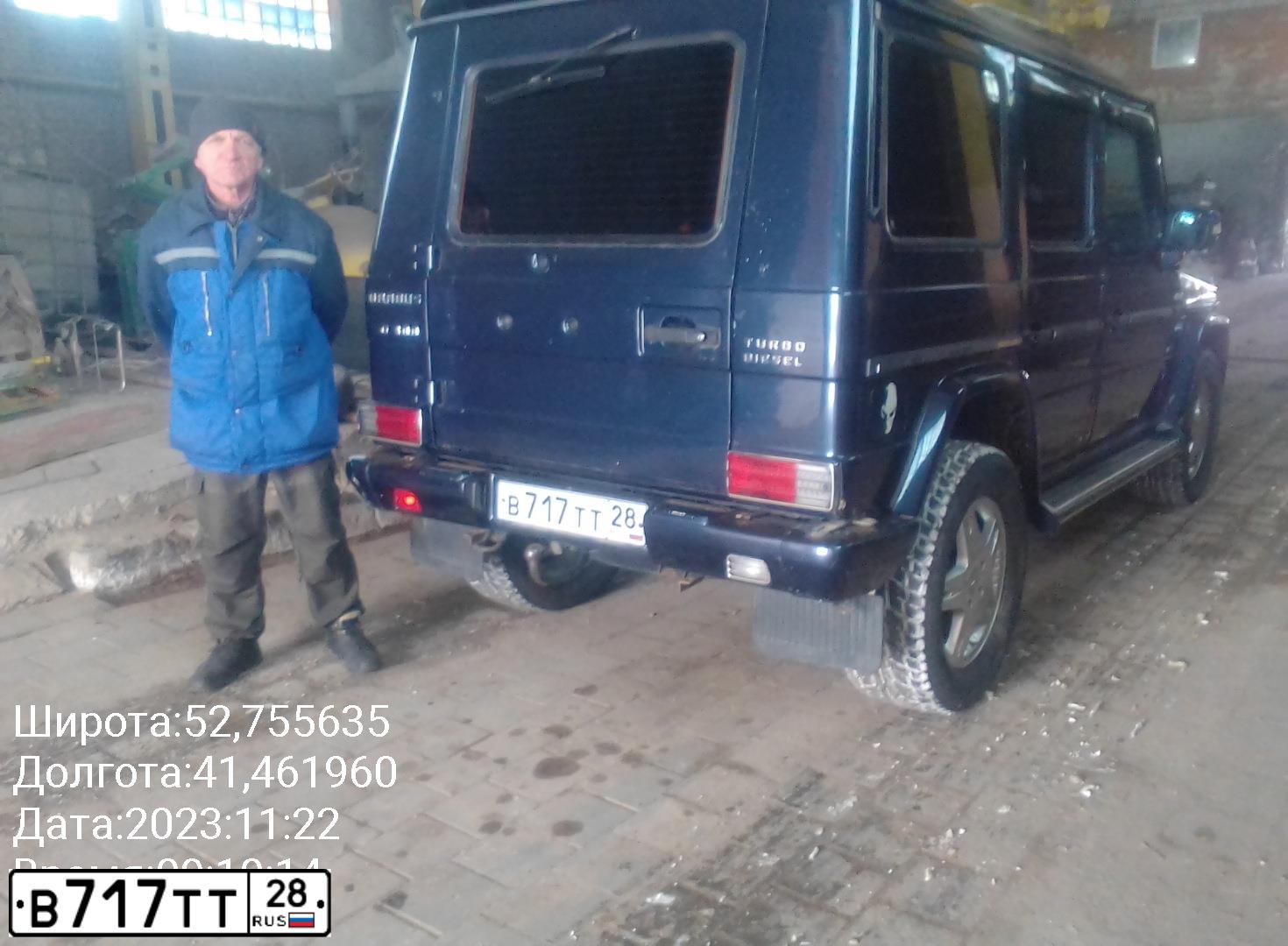 Фото автомобиля MERCEDES БЕЗ МОДЕЛИ, 1999 — госномер С116АТ68. Цвет: Темно-синий
