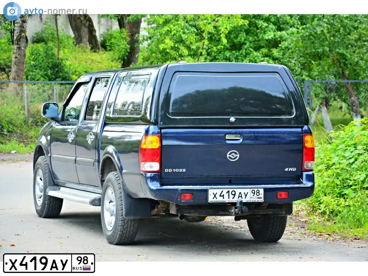 Фото автомобиля DERWAYS ANTELOPE, 2007 — госномер В019ОХ147. Цвет: синий