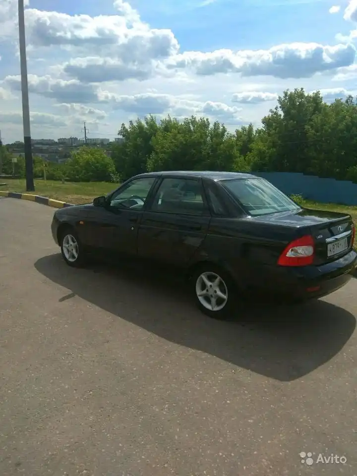 Фото автомобиля LADA PRIORA, 2008 — госномер В186РВ761. Цвет: Темно-зеленый