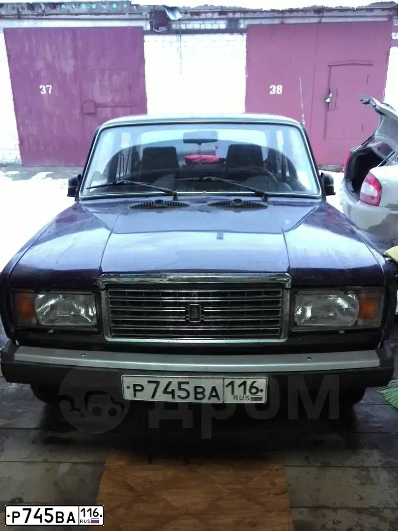 Фото автомобиля LADA 2107, 2002 — госномер Х937СО72. Цвет: ФИОЛЕТОВЫЙ