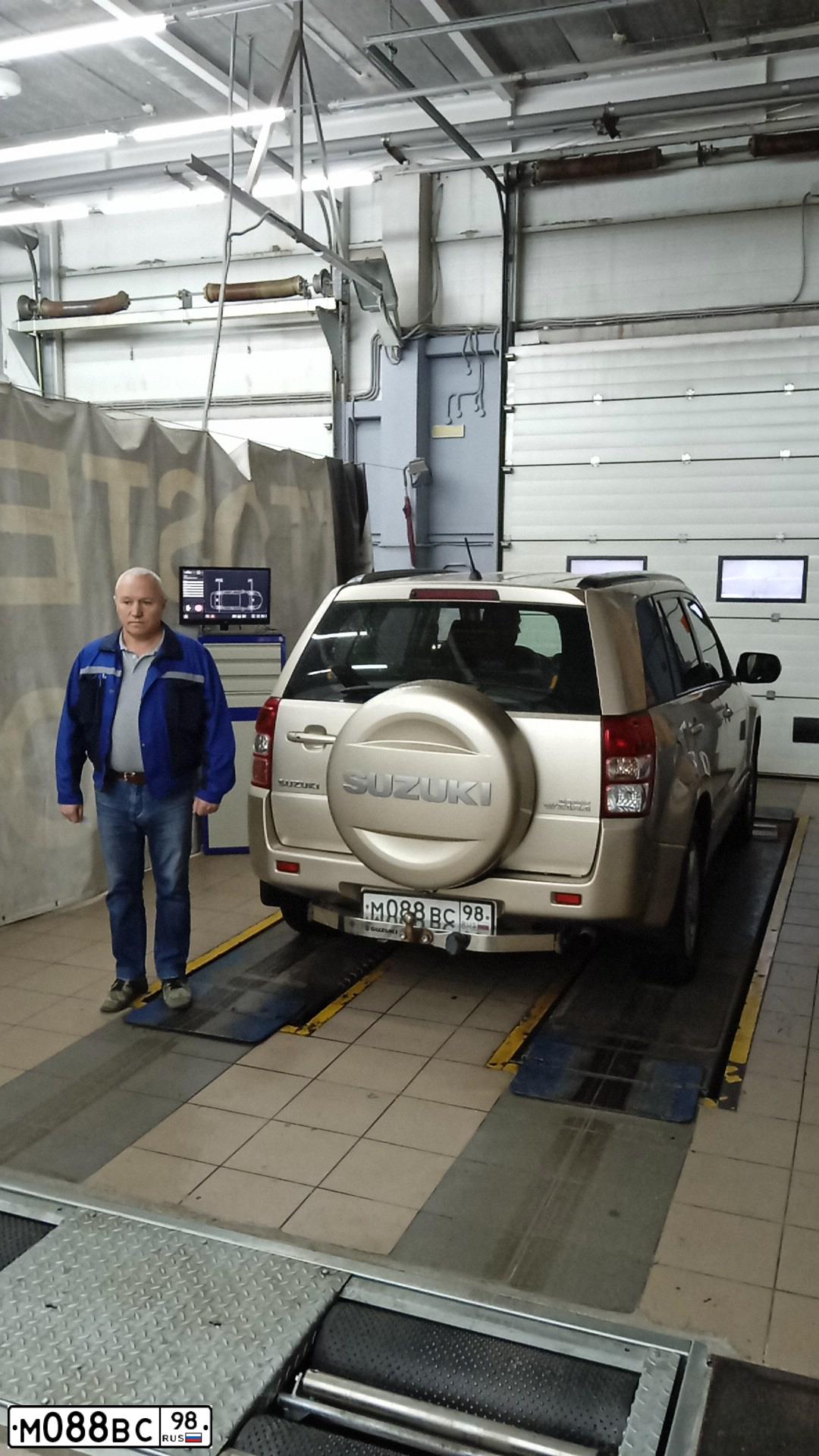 Фото автомобиля SUZUKI VITARA GRAND, 2010 — госномер В624АЕ155. Цвет: БЕЖЕВЫЙ
