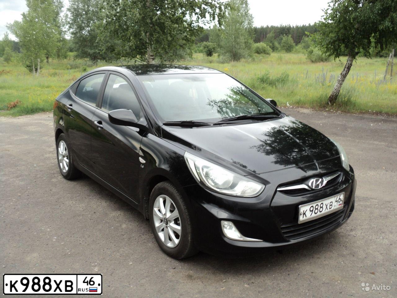 Фото автомобиля HYUNDAI SOLARIS, 2012 — госномер С359МУ136. Цвет: ЧЕРНЫЙ
