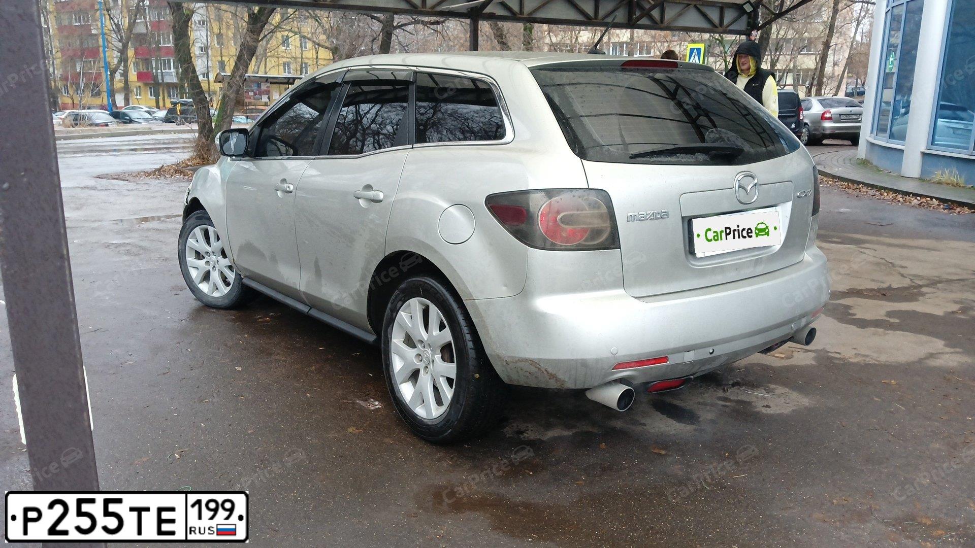 Фото автомобиля MAZDA CX-7, 2008 — госномер С440ВХ58. Цвет: Серый