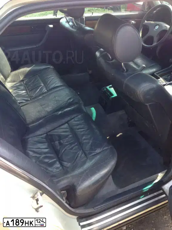Фото автомобиля BMW 730, 1991 — госномер В655КР138. Цвет: СЕРЫЙ