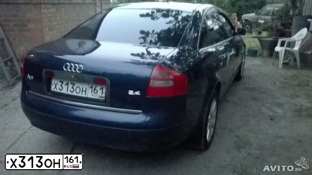Фото автомобиля AUDI A6, 1998 — госномер Р499ЕМ99. Цвет: СИНИЙ