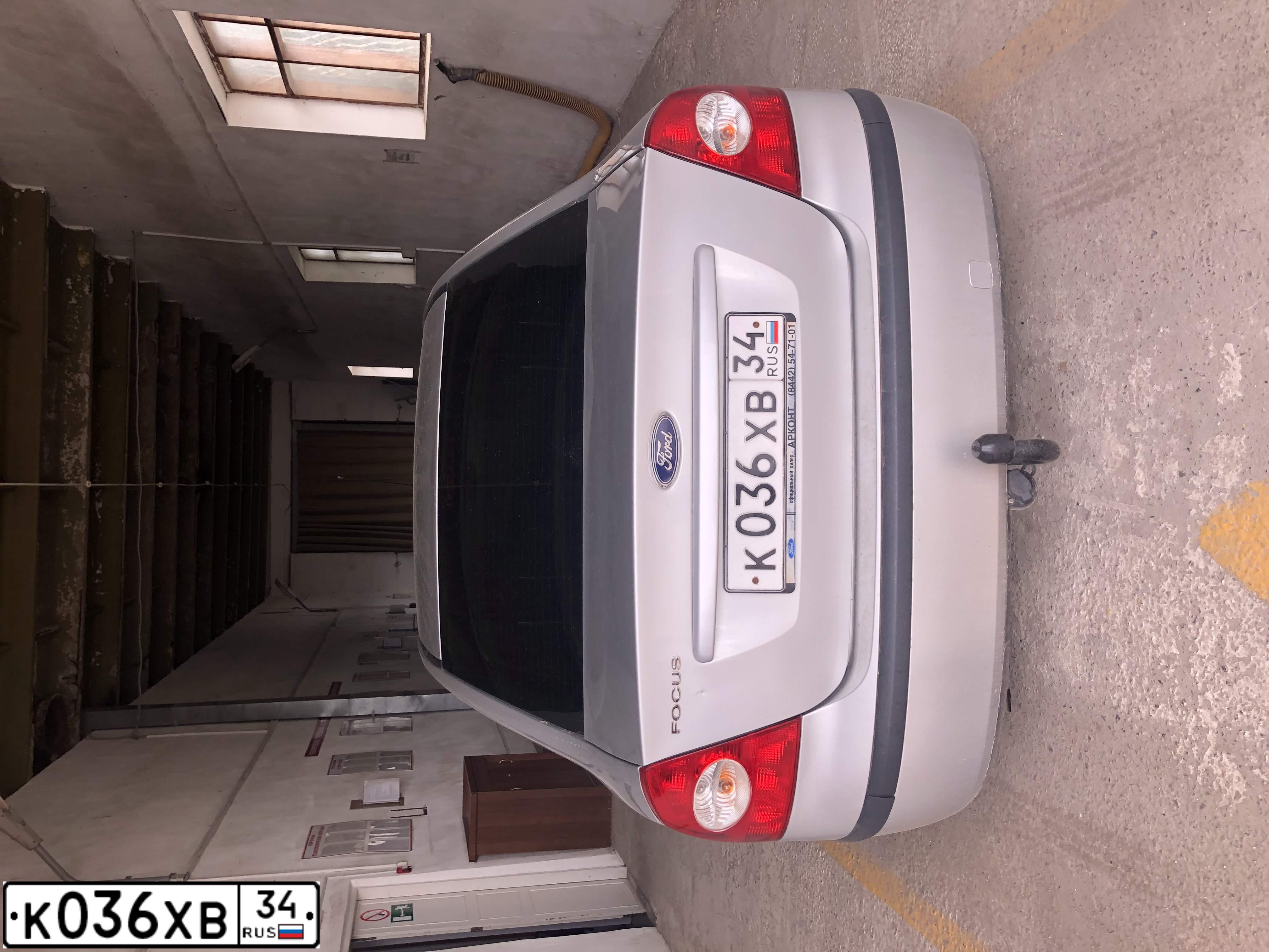 Фото автомобиля FORD FOCUS, 2007 — госномер М496ТО134. Цвет: СЕРЕБРИСТЫЙ