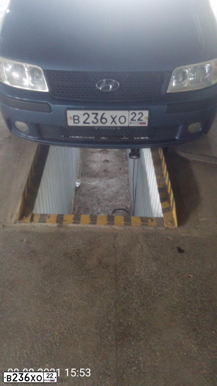 Фото автомобиля HYUNDAI MATRIX, 2006 — госномер В236ХО22. Цвет: СИНИЙ