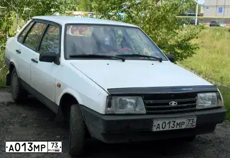Фото автомобиля GREAT WALL HOVER, 2008 — госномер А013МР73. Цвет: Красный