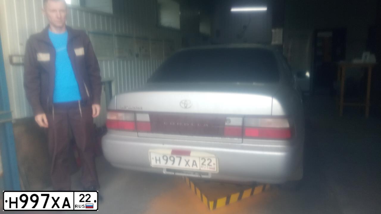 Фото автомобиля TOYOTA COROLLA, 1994 — госномер Н997ХА22