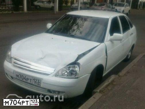 Фото автомобиля LADA PRIORA, 2009 — госномер О559ВЕ126. Цвет: Белый